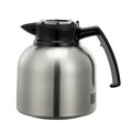 Service Ideas Brew N' Pour Stainless Vacuum Insulated Decanter with Timer, 1.9L, Brushed BNP19V4